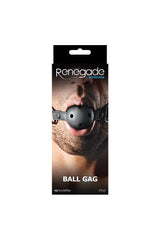 NS Novelties - Renegade Bondage - Ball Gag - Black BDSM - Tophatter Daily Deals