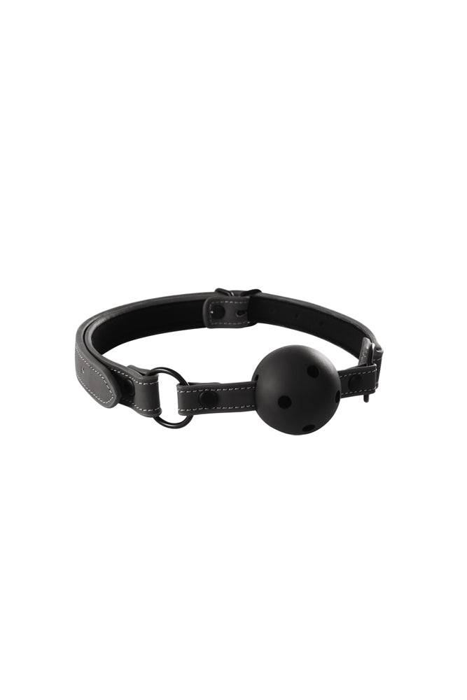 NS Novelties - Renegade Bondage - Ball Gag - Black BDSM - Tophatter Daily Deals