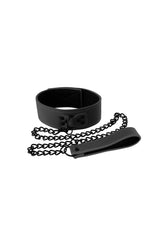 NS Novelties - Renegade Bondage - Collar & Leash Set - Black BDSM - Tophatter Daily Deals