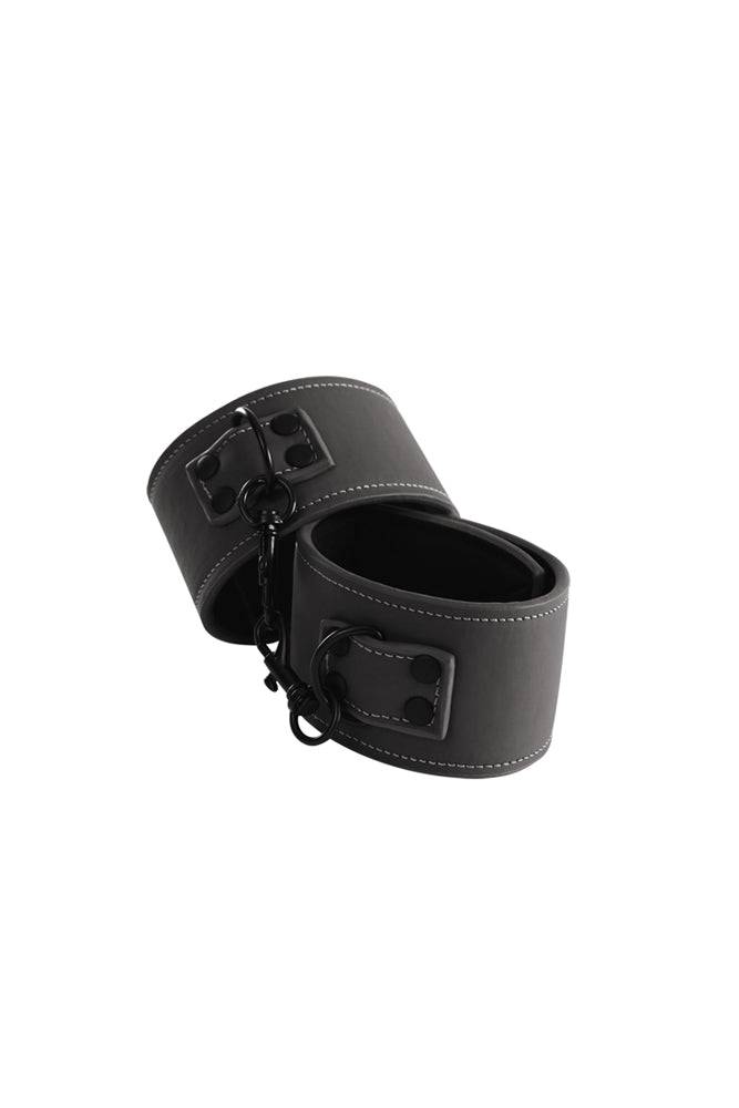 NS Novelties - Renegade Bondage - Wrist Cuffs - Black BDSM - Tophatter Daily Deals