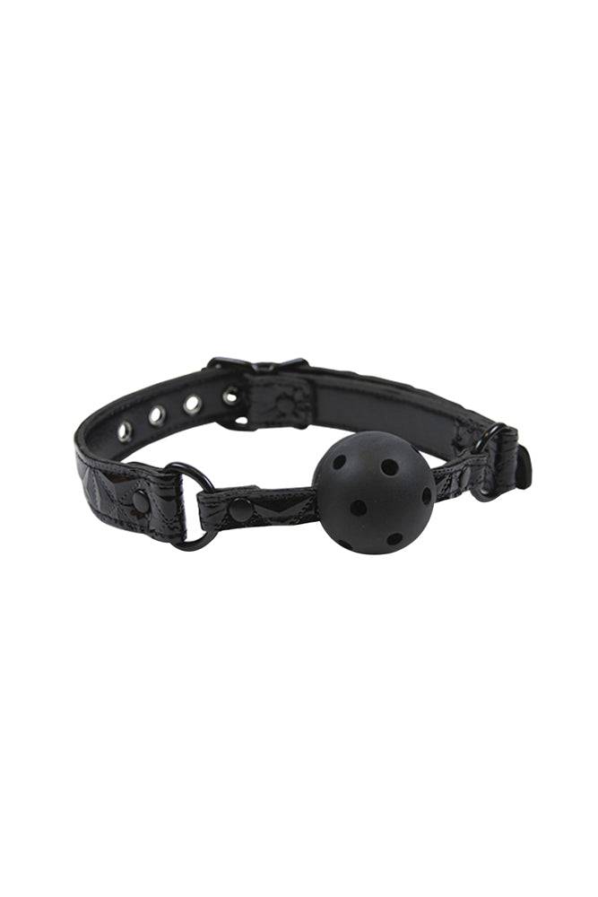 NS Novelties - Sinful - Ball Gag - Assorted Colors Black BDSM - Tophatter Daily Deals