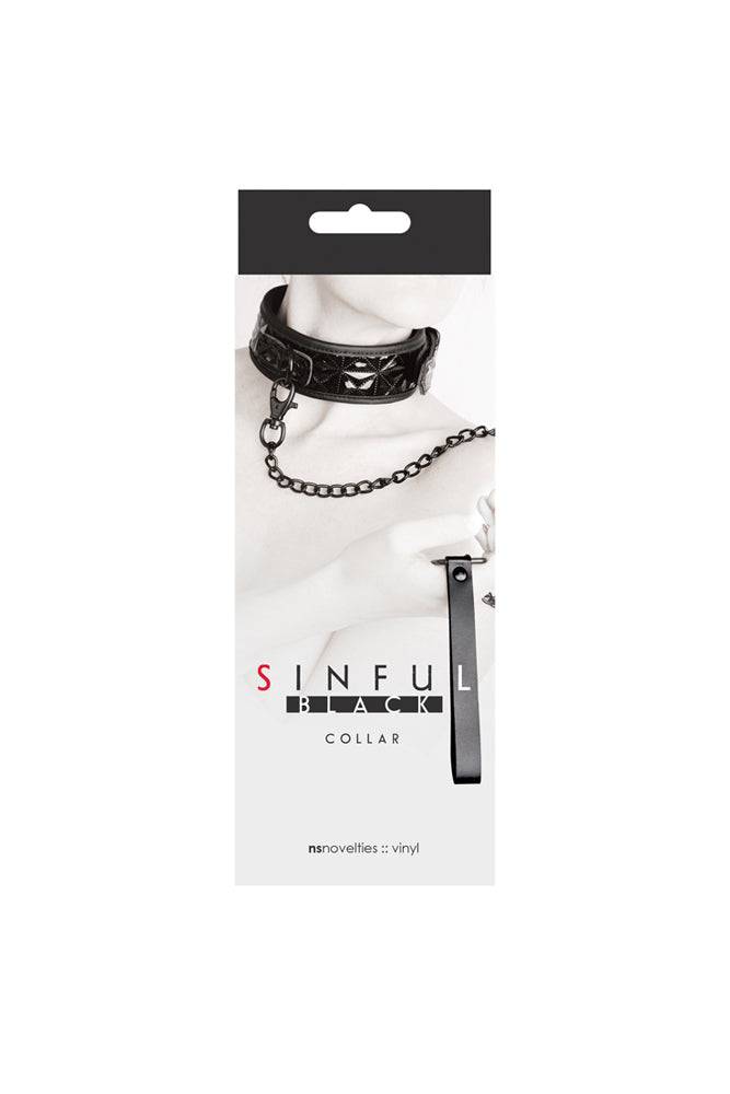 NS Novelties - Sinful - Collar & Leash - Various Colors BDSM - Tophatter Daily Deals