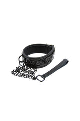 NS Novelties - Sinful - Collar & Leash - Various Colors Black BDSM - Tophatter Daily Deals