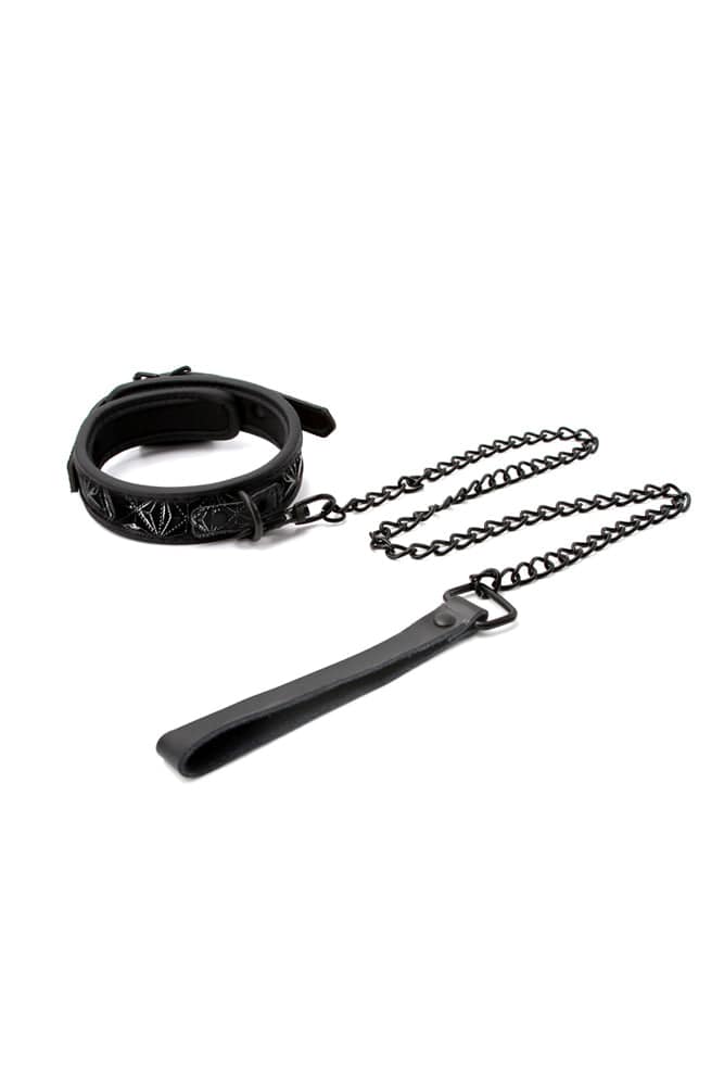 NS Novelties - Sinful - 1 Inch Collar & Leash - Assorted Colors BDSM - Tophatter Daily Deals