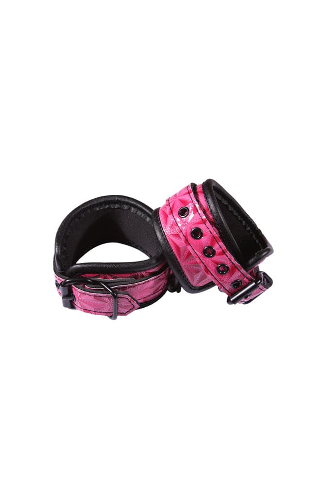 NS Novelties - Sinful - Wrist Cuffs - Assorted Colors Pink BDSM - Tophatter Daily Deals
