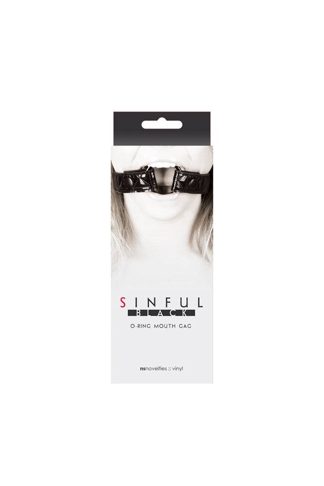 NS Novelties - Sinful - O-Ring Gag - Black BDSM - Tophatter Daily Deals