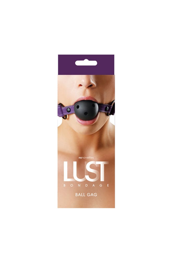 NS Novelties - Lust - Ball Gag - Purple BDSM - Tophatter Daily Deals