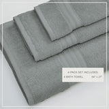 Cotton Terry Bath Towel Set - Cooper Collection Bath - Tophatter Daily Deals