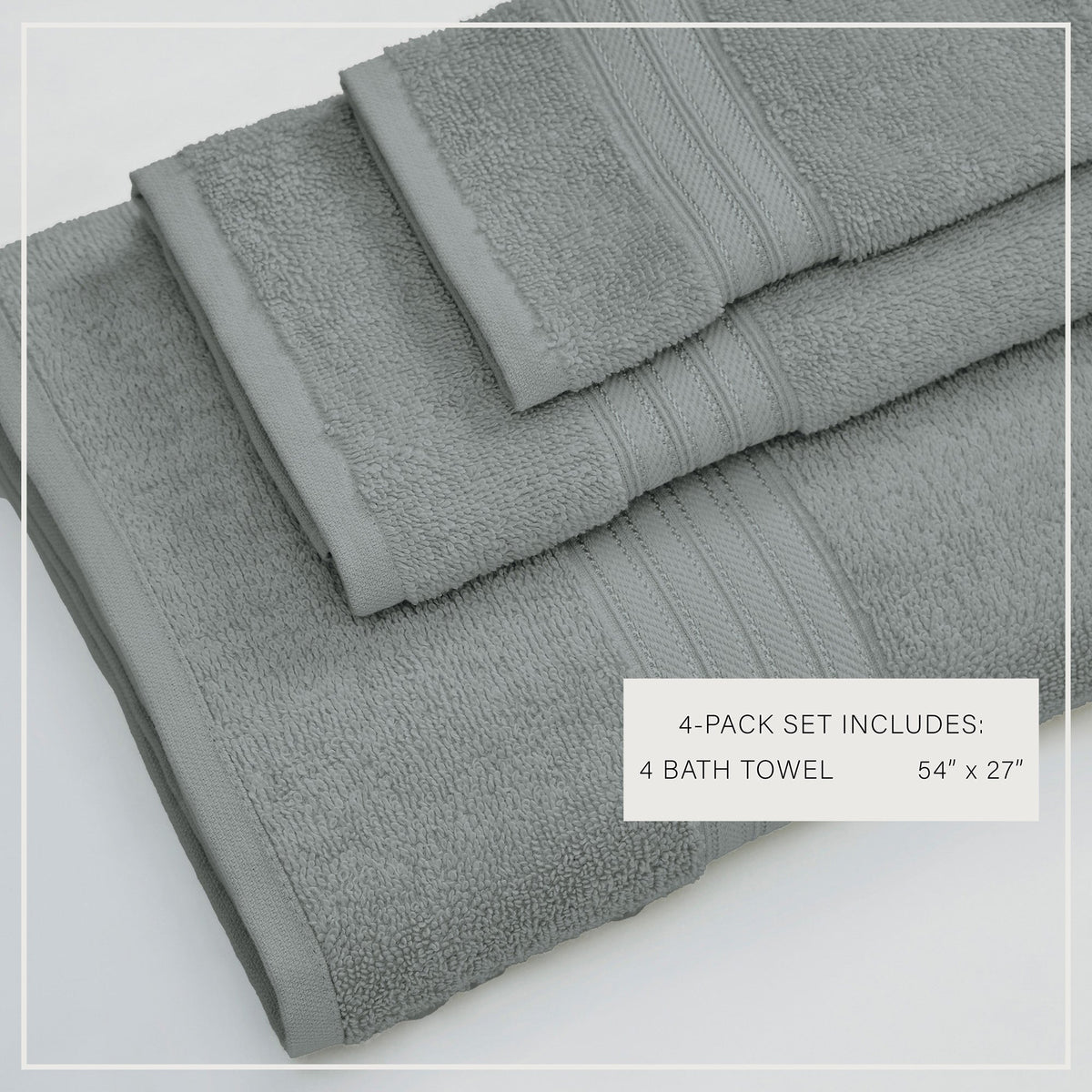 Cotton Terry Bath Towel Set - Cooper Collection Bath - Tophatter Daily Deals