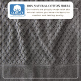 Cotton Diamond Waffle Weave Bath Towel Set - Grayson Collection Bath - Tophatter Daily Deals
