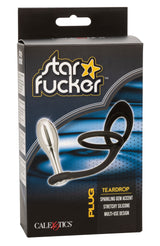 Star Fucker Teardrop Plug And Cockring – Silicone And Metal Dual Enhancer Plug And Cockring > Anal Range > Prostate Plugs - Tophatter Daily Deals