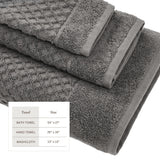 Cotton Diamond Waffle Weave Bath Towel Set - Grayson Collection Bath - Tophatter Daily Deals