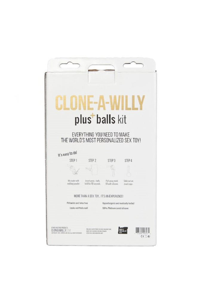Clone-A-Willy Plus With Balls (Light Tone) > Dildos > Mould Your Own Kits - Tophatter Daily Deals