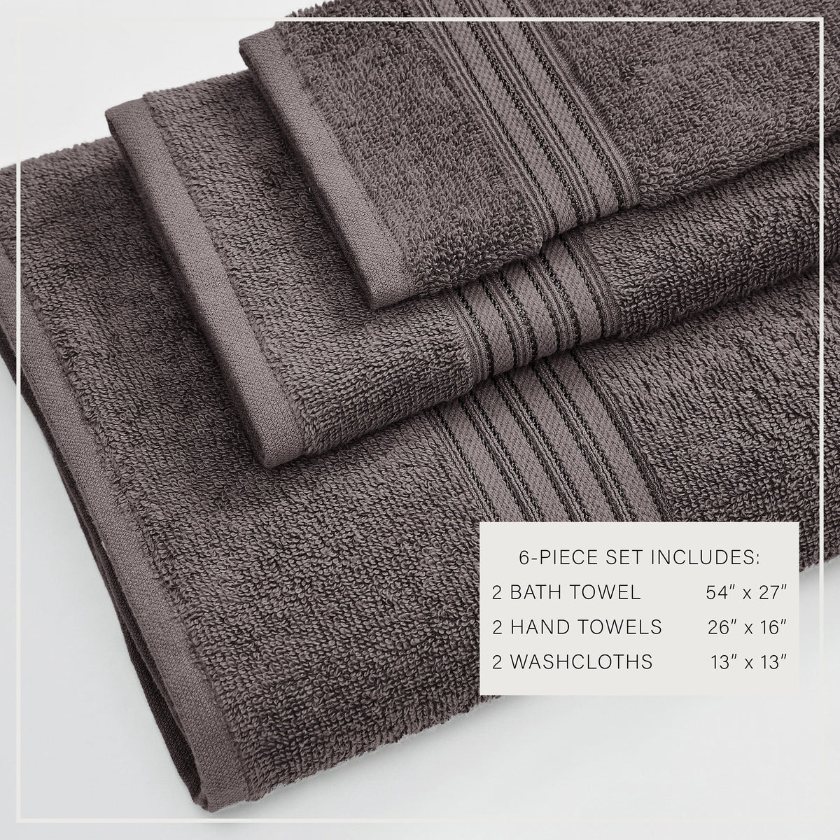 Cotton Terry Bath Towel Set - Cooper Collection Bath - Tophatter Daily Deals