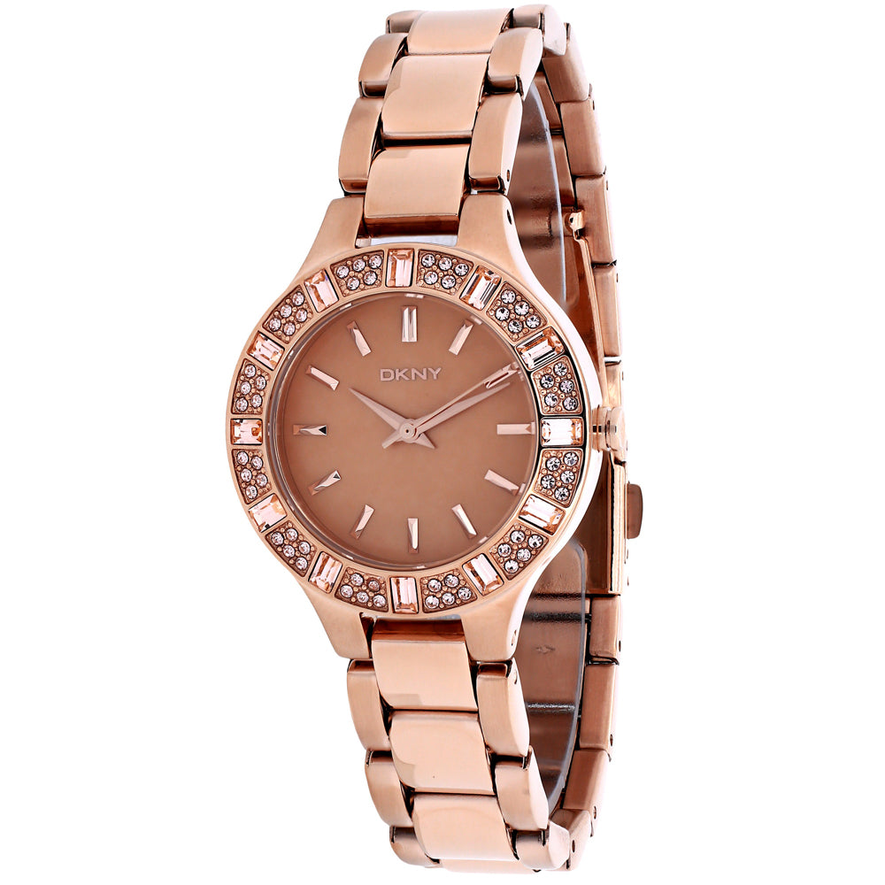 DKNY Women's Chambers Rose gold Dial Watch - NY8486 Rose Gold Watches - Tophatter Daily Deals