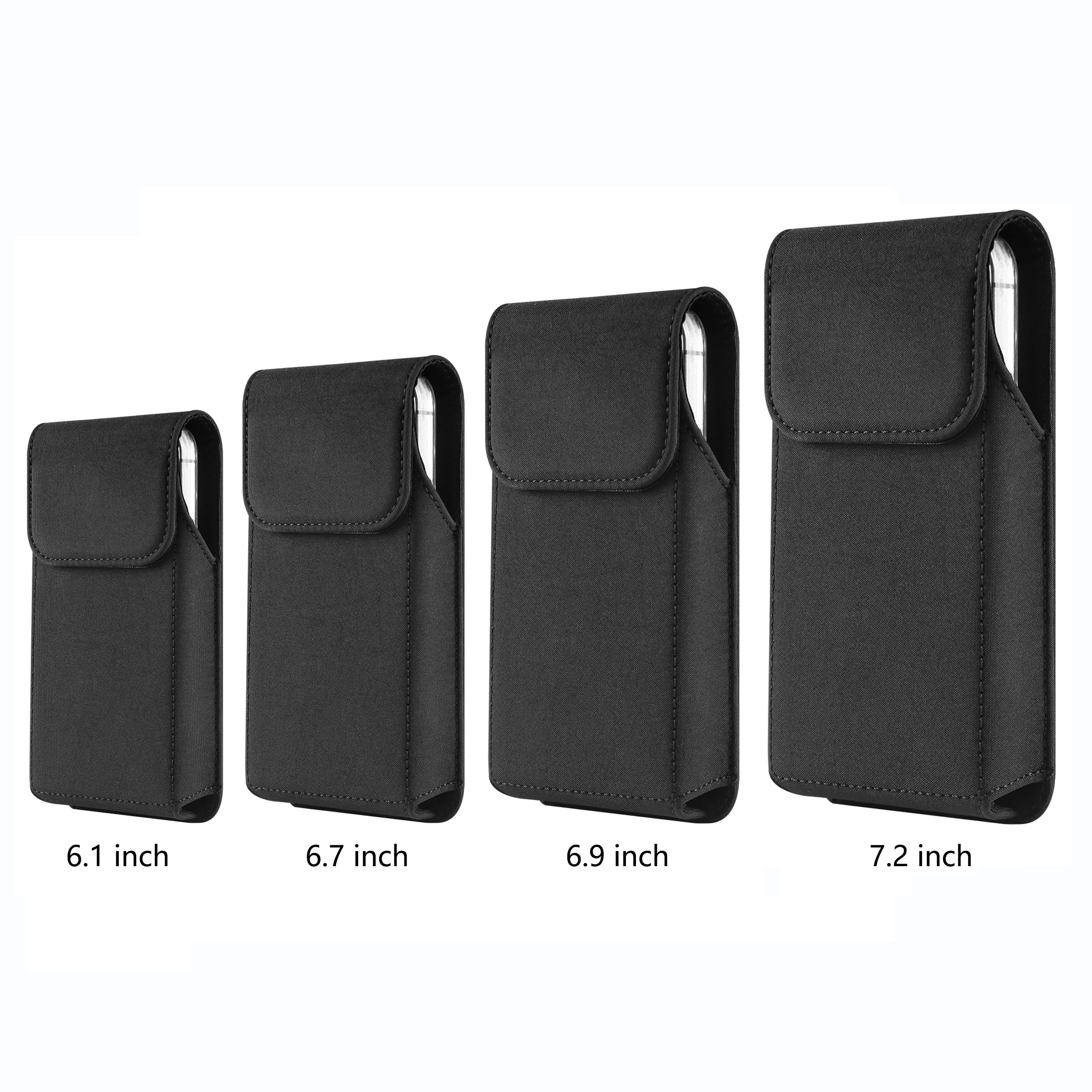 Nylon Belt Clip Phone Case Man Waist Bag For Phone Mobile Phone Cases - Tophatter Daily Deals