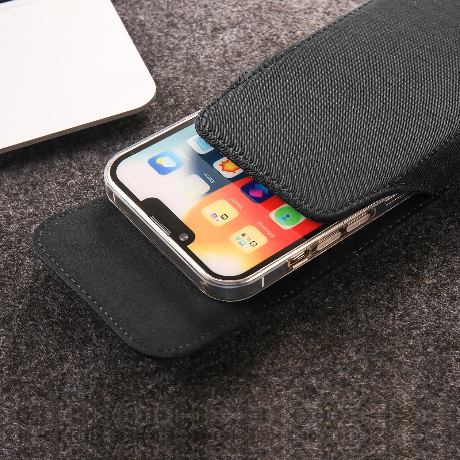 Nylon Belt Clip Phone Case Man Waist Bag For Phone Mobile Phone Cases - Tophatter Daily Deals
