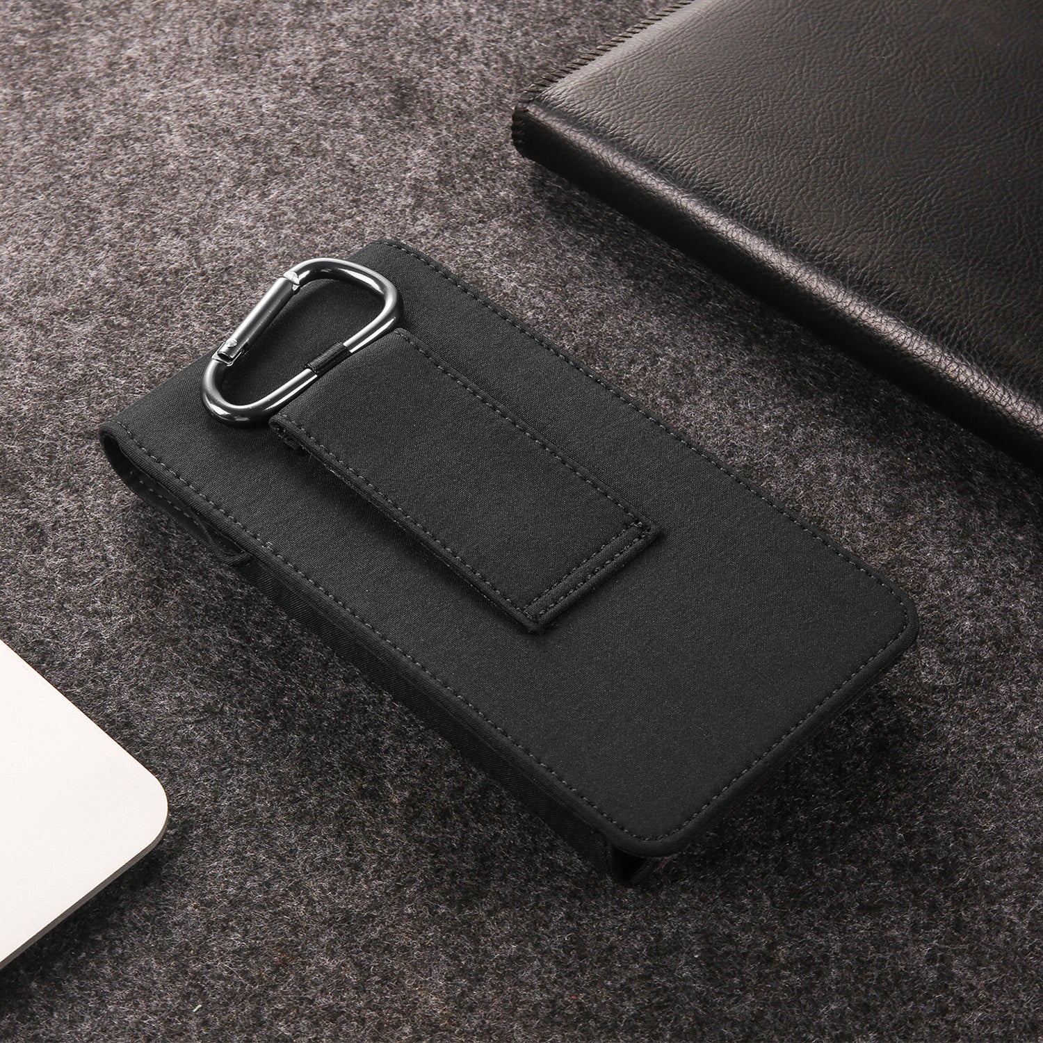 Nylon Belt Clip Phone Case Man Waist Bag For Phone Mobile Phone Cases - Tophatter Daily Deals