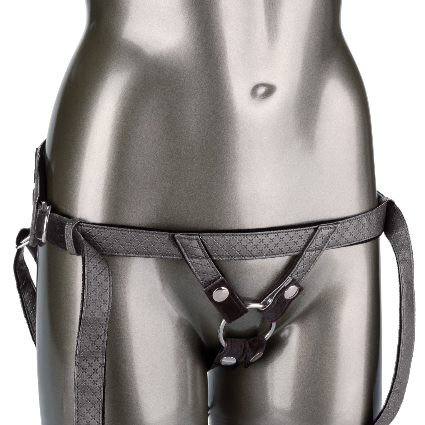 Her Royal Harness Regal Princess Crotchless Harness Pewter > Dildos > Strap On Harnesses - Tophatter Daily Deals