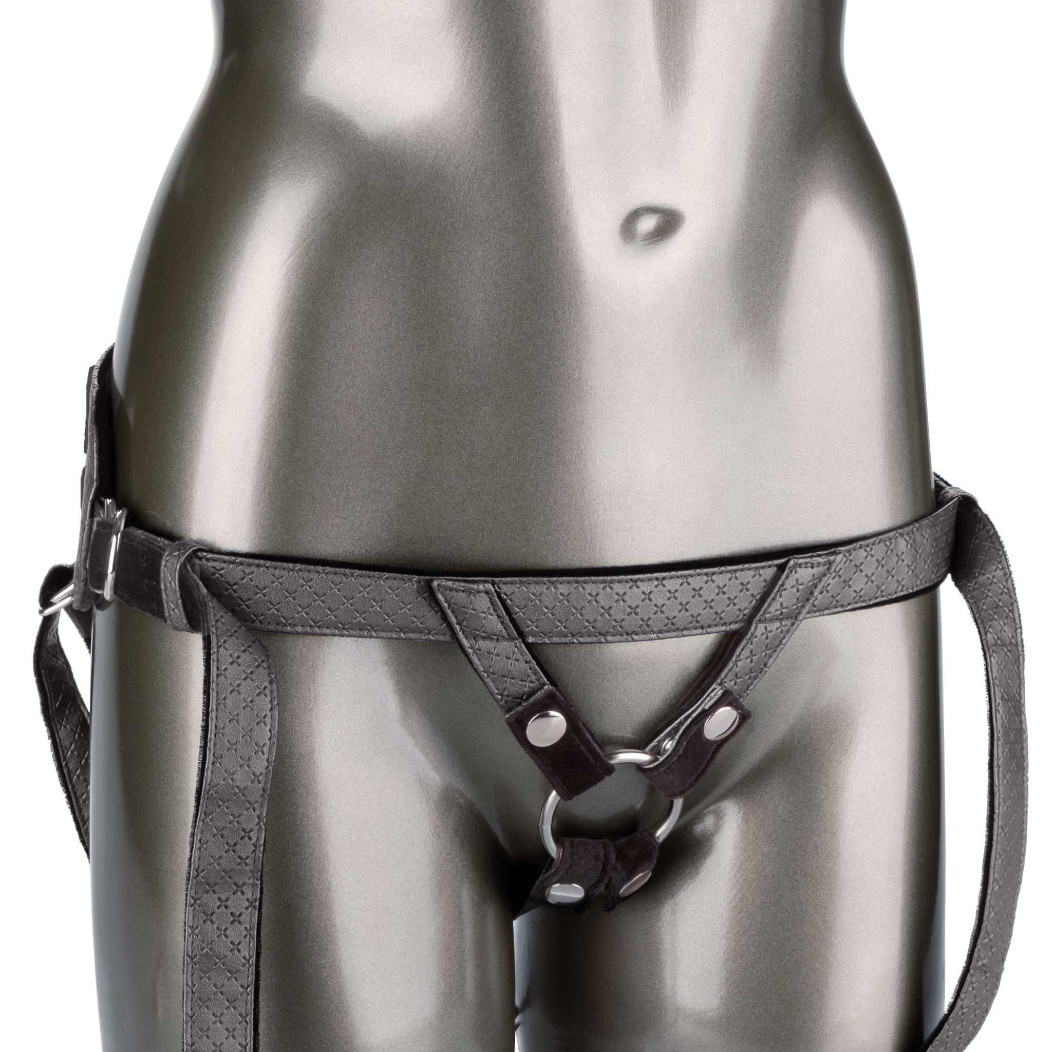 Her Royal Harness Regal Princess Crotchless Harness Pewter > Dildos > Strap On Harnesses - Tophatter Daily Deals