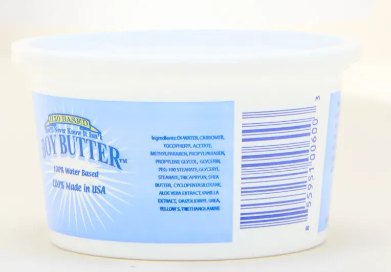Boy Butter H2O – Water-Based Cream Lubricant 8 Fl Oz Tub > Lube > Water Based - Tophatter Daily Deals