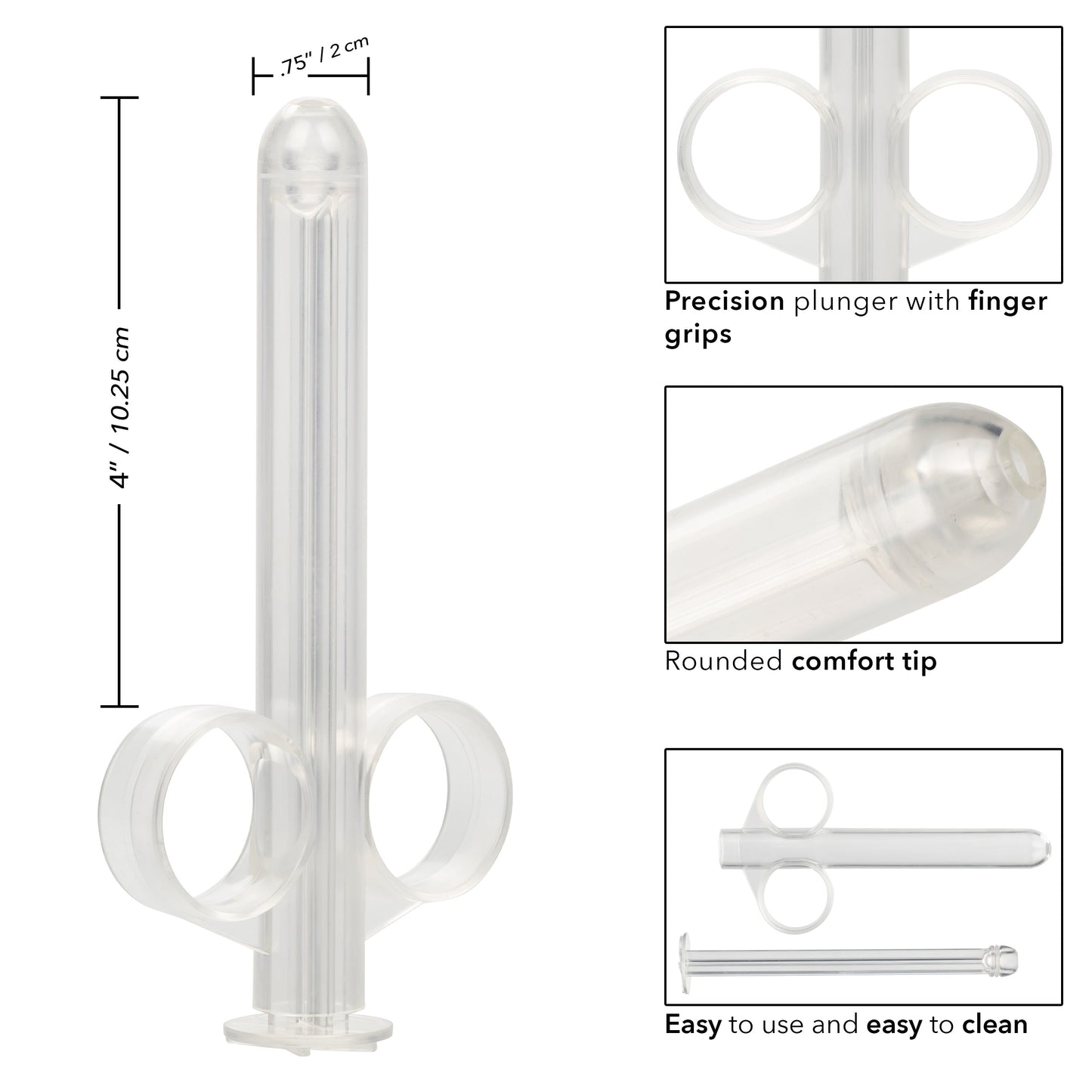 XL Lube Tube Clear Reusable Lubricant Dispensing Tube > Lube > Applicators - Tophatter Daily Deals
