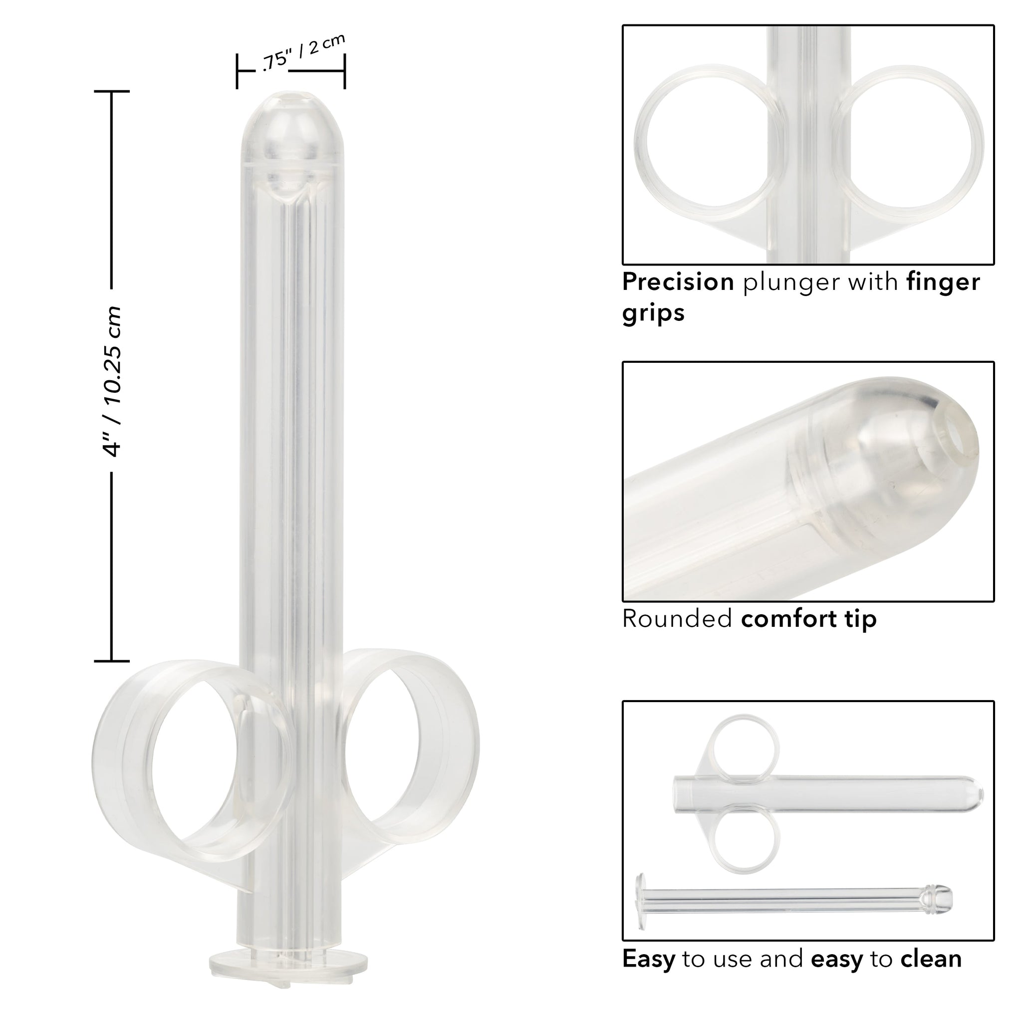 XL Lube Tube Clear Reusable Lubricant Dispensing Tube > Lube > Applicators - Tophatter Daily Deals