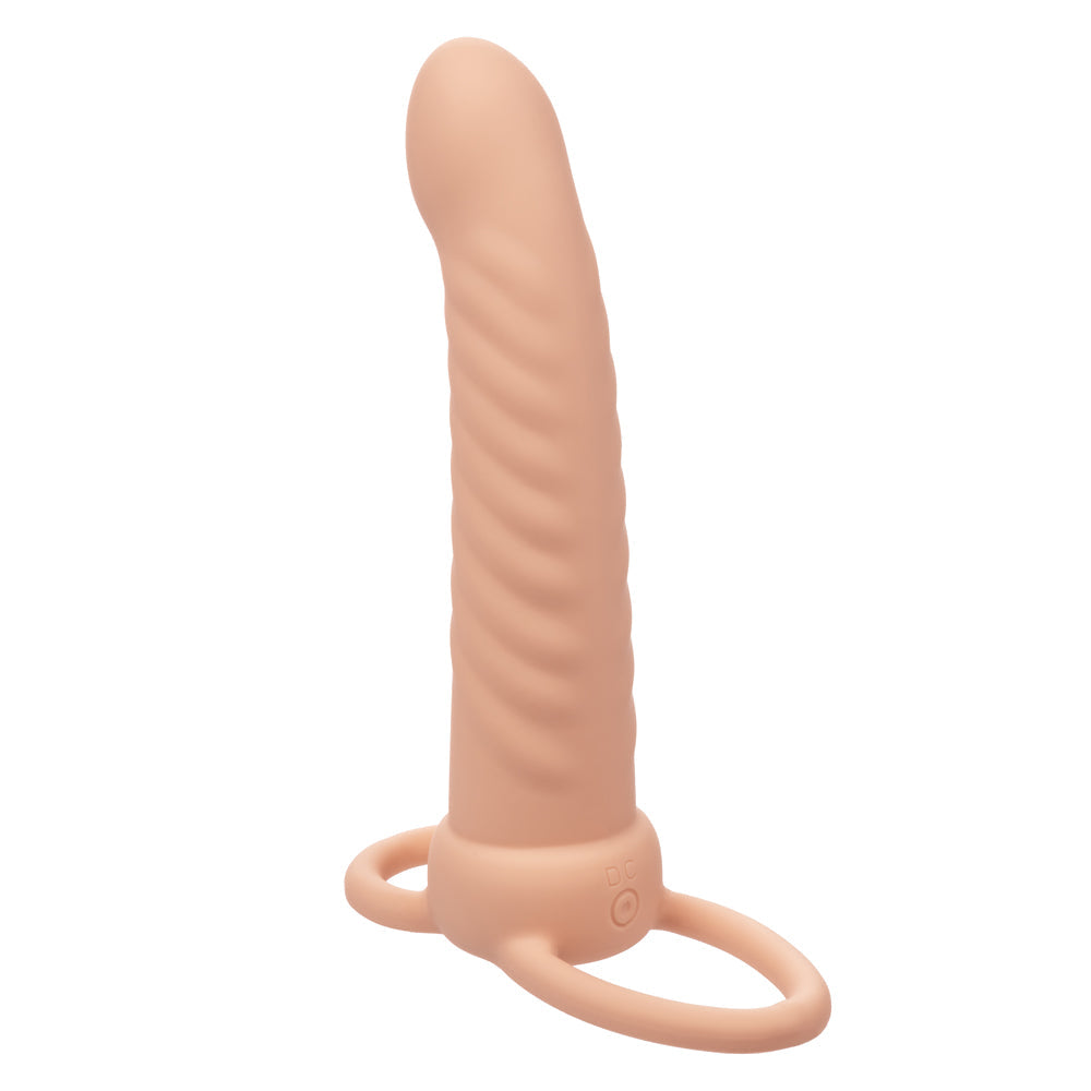 Performance Maxx Ribbed Dual Penetrator Liquid Silicone Waterproof Vibrating Probe > Dildos > Neutral Dildos - Tophatter Daily Deals