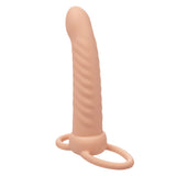 Performance Maxx Ribbed Dual Penetrator Liquid Silicone Waterproof Vibrating Probe > Dildos > Neutral Dildos - Tophatter Daily Deals