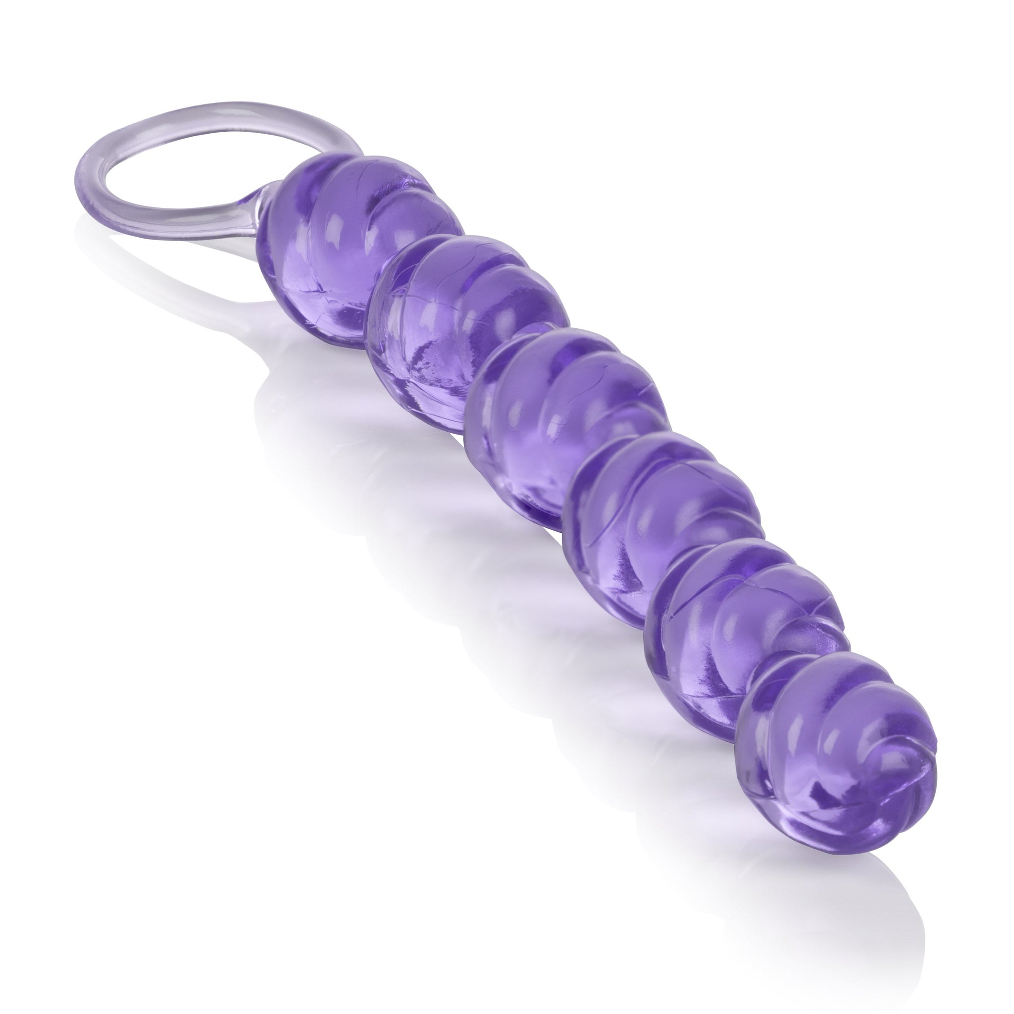 CalExotics Blue Swirl Pleasure Beads Flexible Anal Toy > Anal Range > Anal Beads - Tophatter Daily Deals