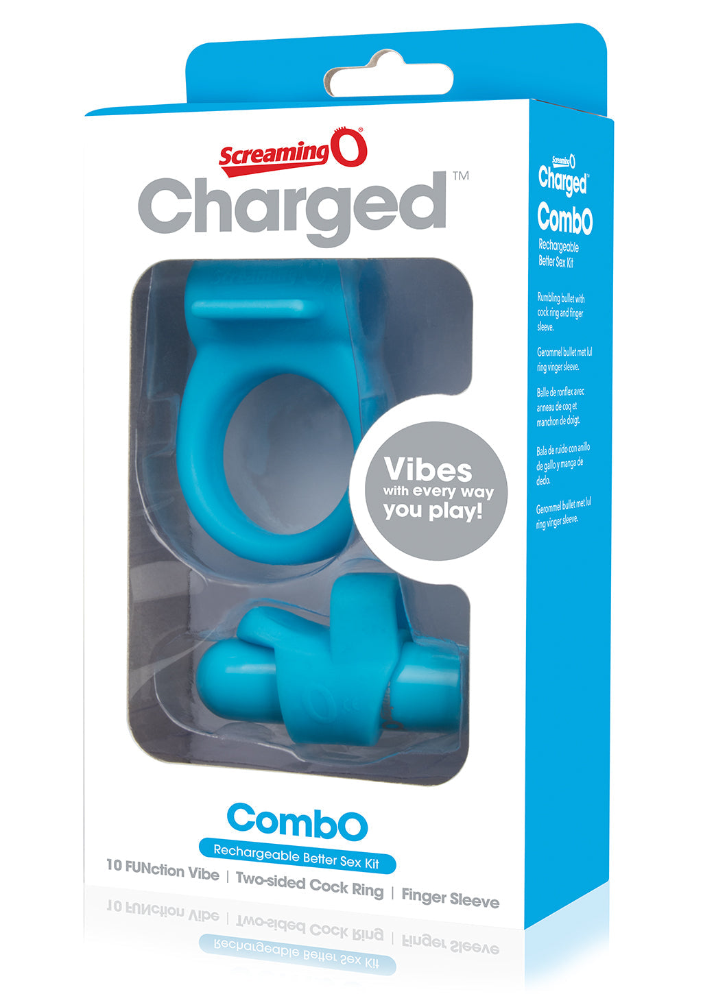Charged Combo Kit 1 – Body-Safe Silicone Cock Ring and Fingertip Sleeve Kit > Sex Toys > Couples Toys - Tophatter Daily Deals