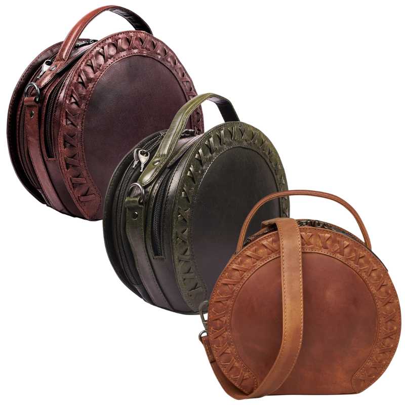 Oaklee Leather Concealed Carry Crossbody Purse Handgun Purses - Tophatter Daily Deals