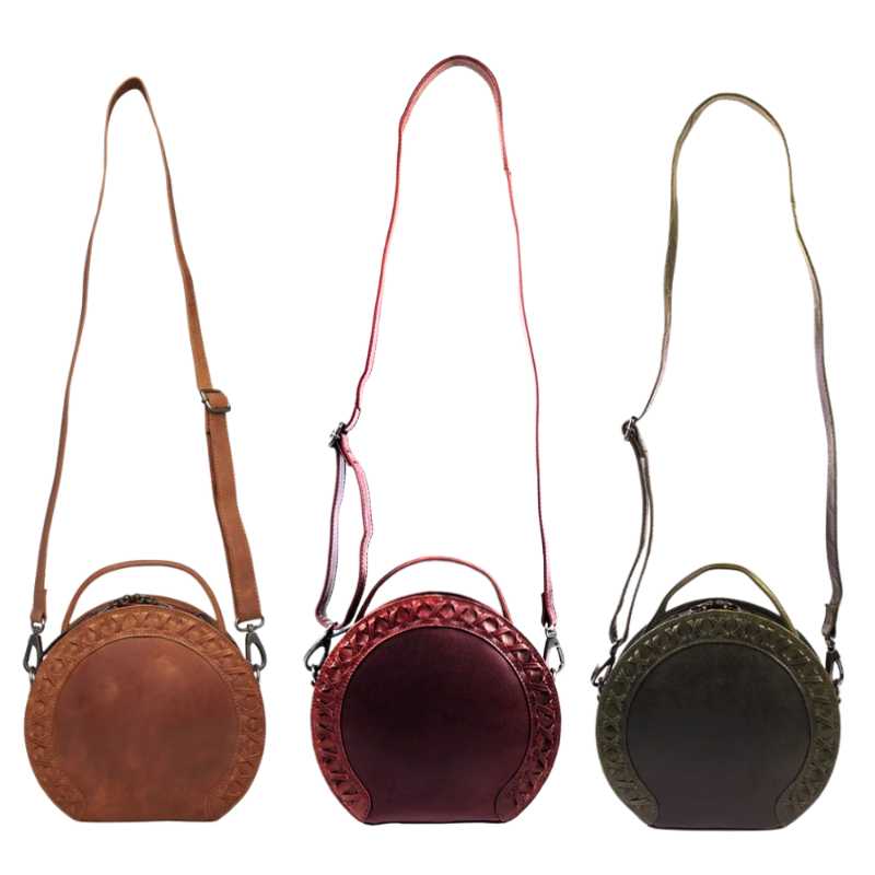 Oaklee Leather Concealed Carry Crossbody Purse Handgun Purses - Tophatter Daily Deals