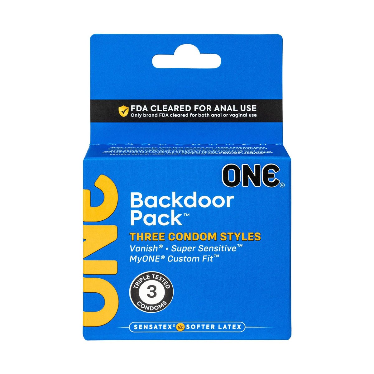 One Backdoor 3 Count Condoms > Essentials > Condoms - Tophatter Daily Deals
