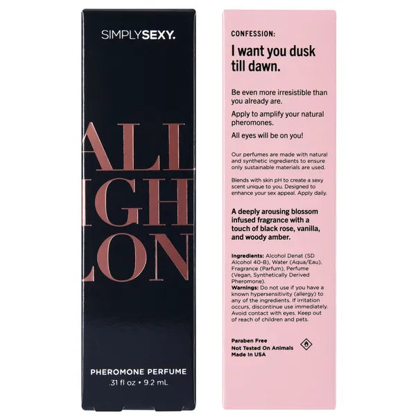 Simply Sexy All Night Long – Pheromone Perfume 9.2ml > Essentials > Aphrodisiacs - Tophatter Daily Deals