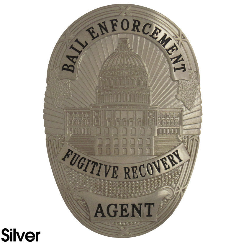 Bail Enforcement Fugitive Recovery Badge Set - Tophatter's Weapons'N'Deals Professional Quality Stock Badges - Tophatter Daily Deals