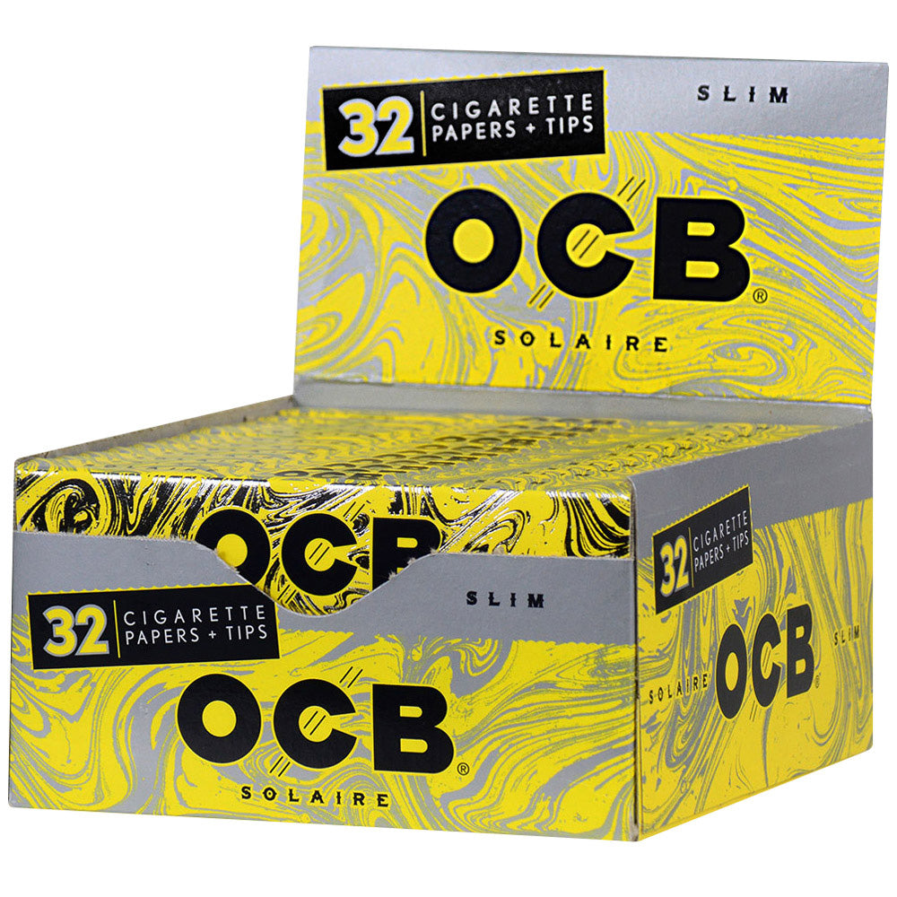 OCB Solaire Slim Rolling Papers & Tips Rolling Papers - Tophatter Daily Deals