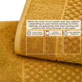 Cotton Diamond Waffle Weave Bath Towel Set - Grayson Collection Bath - Tophatter Daily Deals