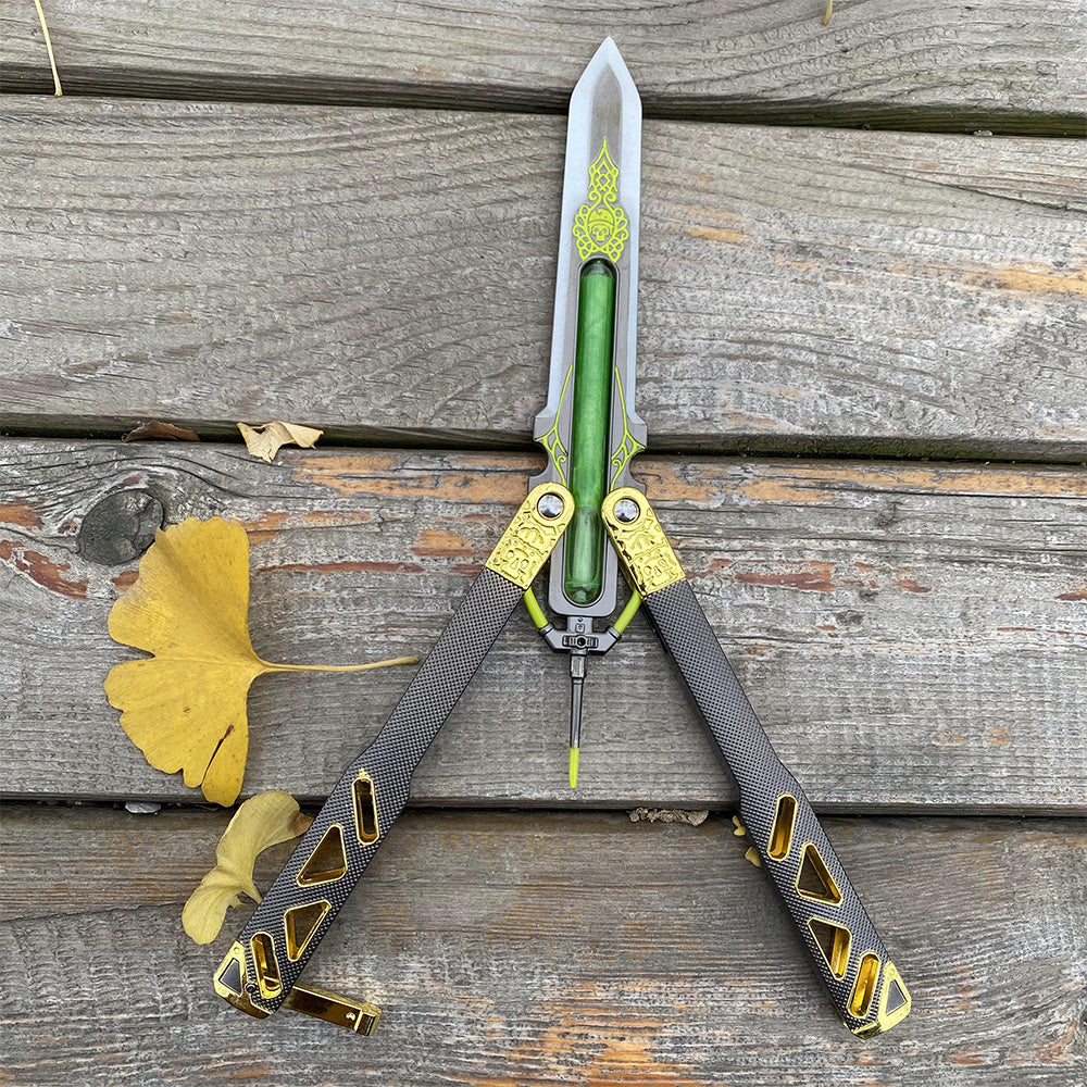 2nd Octane Balisong Metal Model-Octane Heirloom Replica - Tophatter Daily Deals