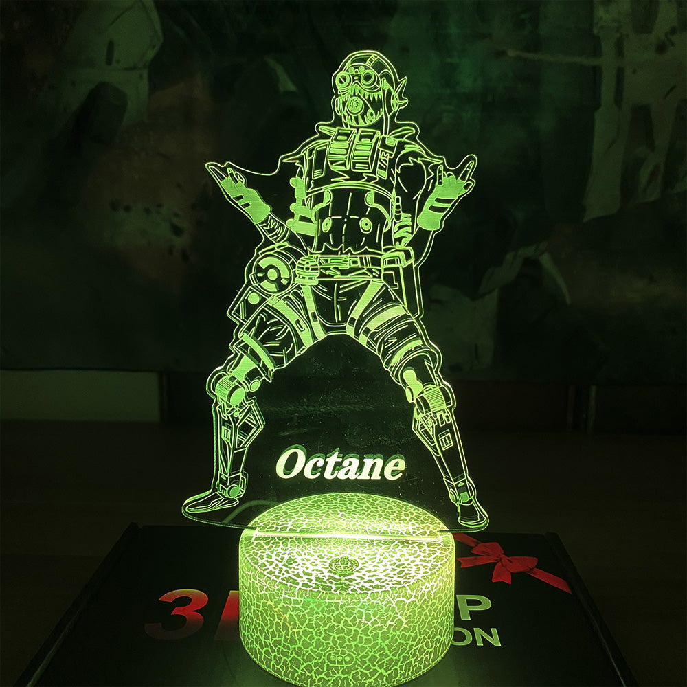 Customized Game Characters 3D Night Lamp Octane B - Tophatter Daily Deals