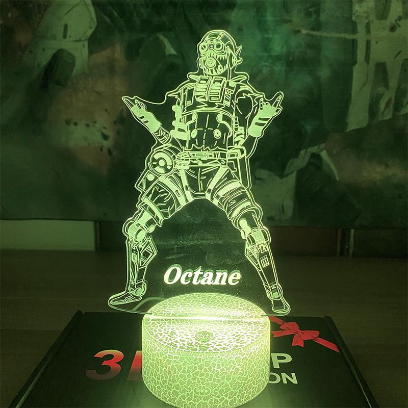 Customized Game Figures Luminous Night Lamp Octane - Tophatter Daily Deals