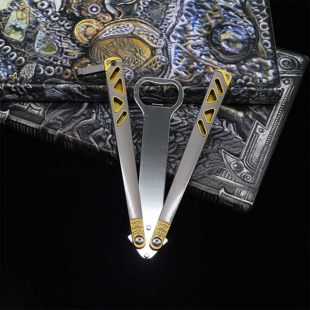 Metal Octane Balisong Bottle Opener - Tophatter Daily Deals