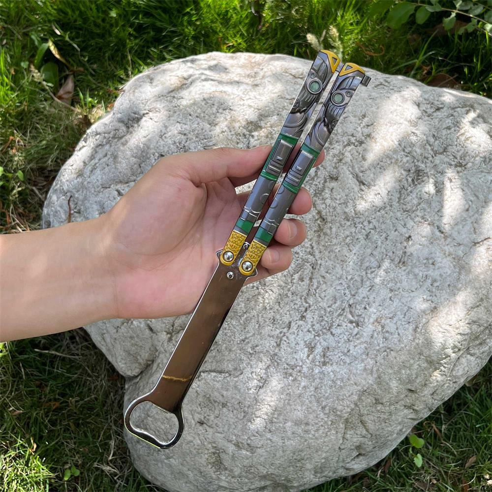 Metal Octane Balisong Bottle Opener - Tophatter Daily Deals