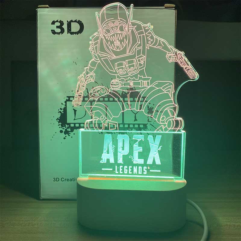 Customized Game Characters 3D Night Lamp Octane C - Tophatter Daily Deals
