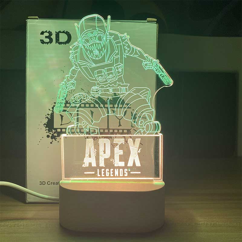 Customized Game Characters 3D Night Lamp - Tophatter Daily Deals