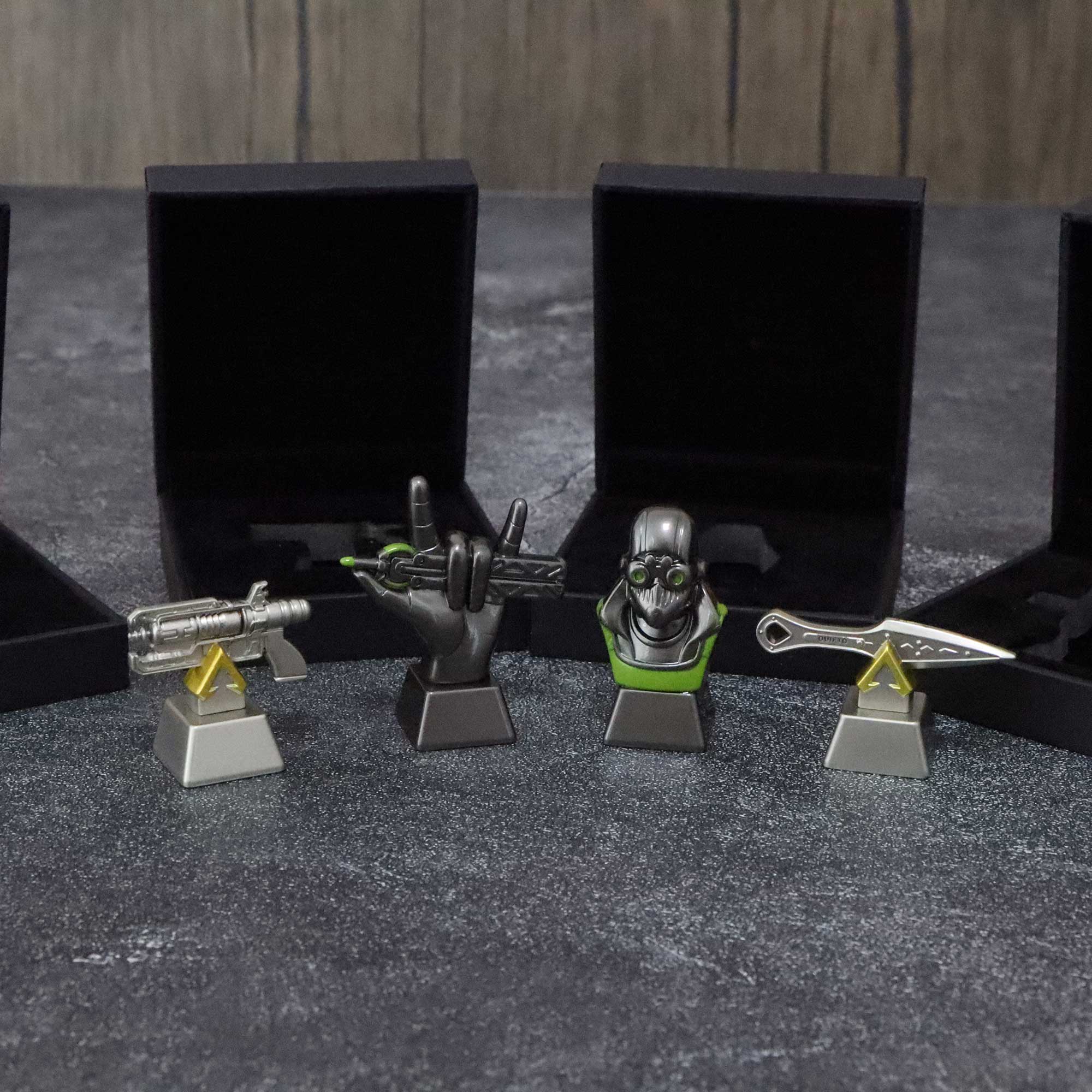 Alloy Mechanical Keyboard Caps Octane Wingman Wraith Heirloom Octane Heirloom Keycap 4 Keycaps in 1 Pack - Tophatter Daily Deals