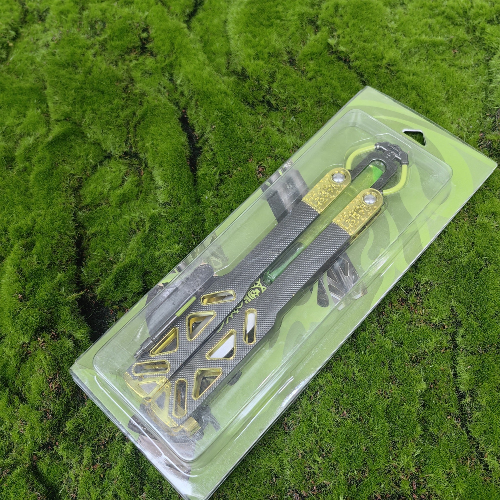 Octane Heirloom V3 Real Liquid Tube Octane Balisong Metal Replica Old Package(On Sale Now) - Tophatter Daily Deals