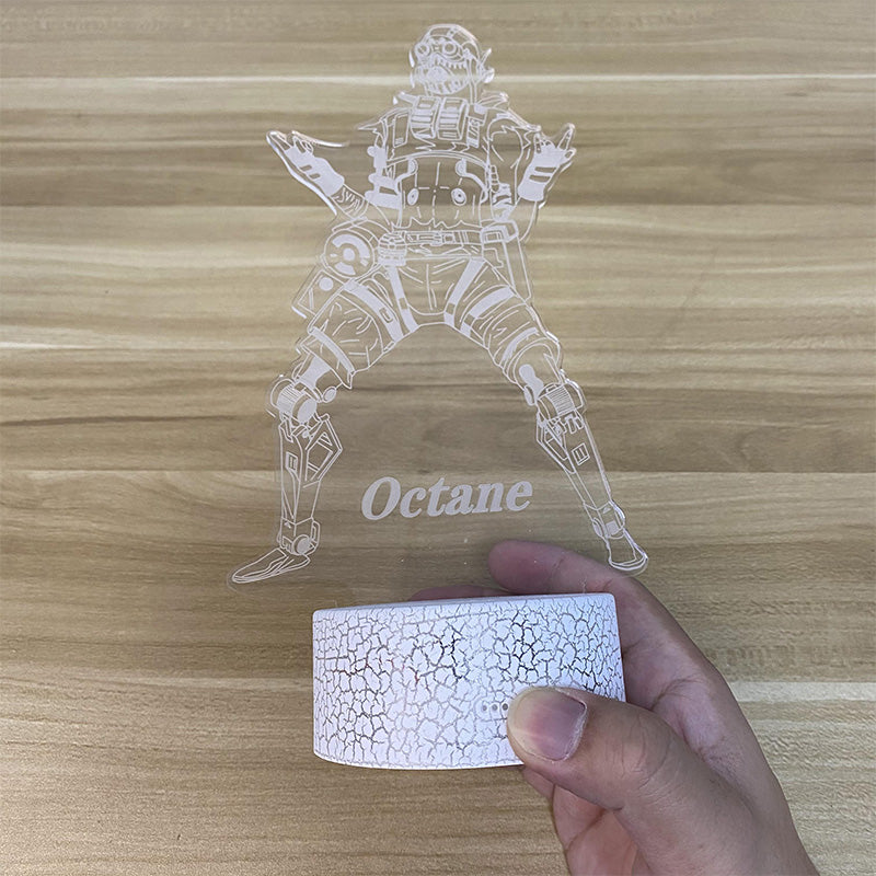 Customized Octane 7 Color Luminous Night Lamp - Tophatter Daily Deals