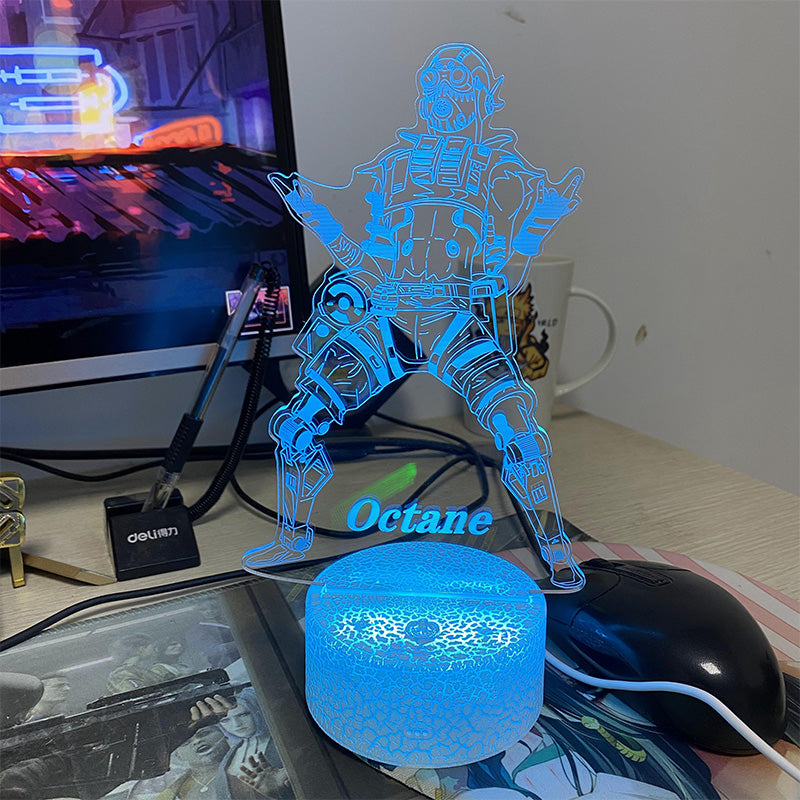 Customized Octane 7 Color Luminous Night Lamp - Tophatter Daily Deals