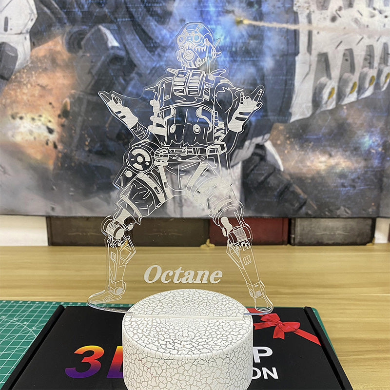 Customized Octane 7 Color Luminous Night Lamp - Tophatter Daily Deals